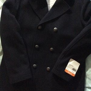 Final price drop. NWT Navy pea coat